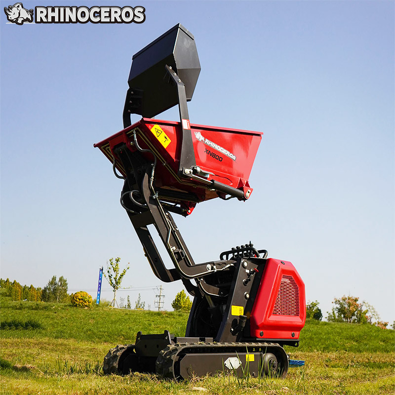 Rhinoceros XN800 XN800-vue-produit Rhinoceros XN800 – Mini dumper chenille 800 kg