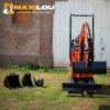 Mini pelle 1T voie variable (75 ou 80cm)