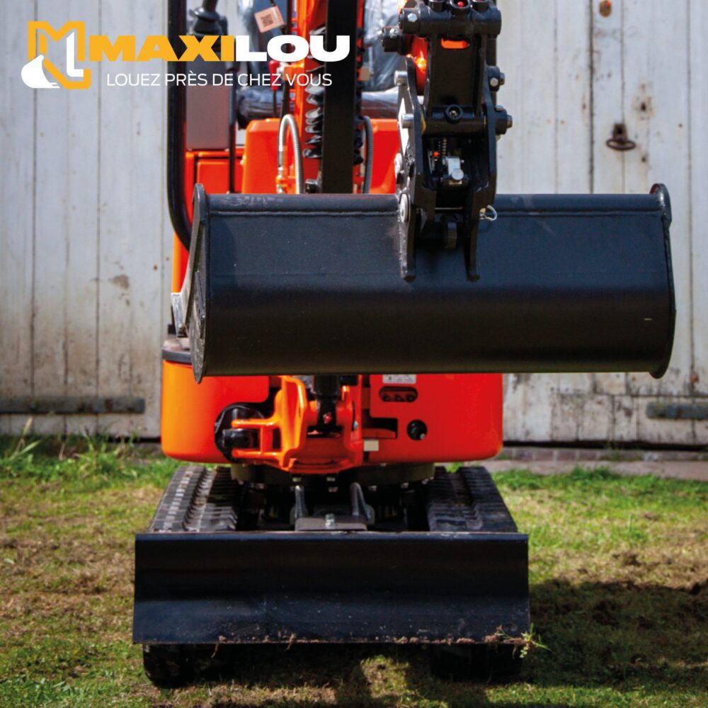 Mini pelle 1T voie variable (75 ou 80cm)