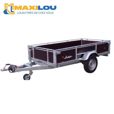 Remorque 1 essieu 750 kg