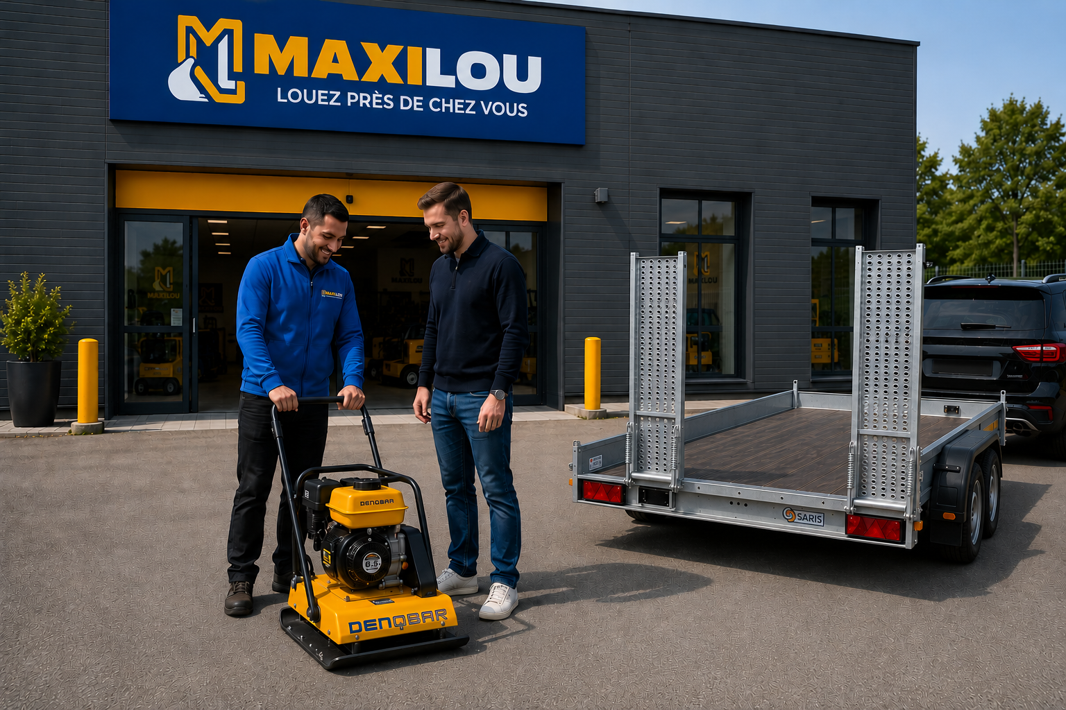 Retrait de matériel chez Maxilou par le client